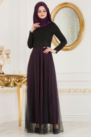 Violet - Nayla Collection - Robes de Soirée 38066MOR - Thumbnail