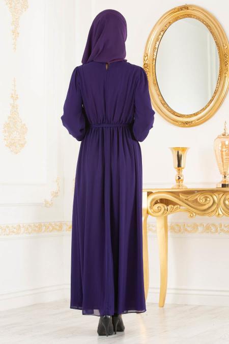 Violet - Nayla Collection - Robes de Soirée 4147MOR - 2