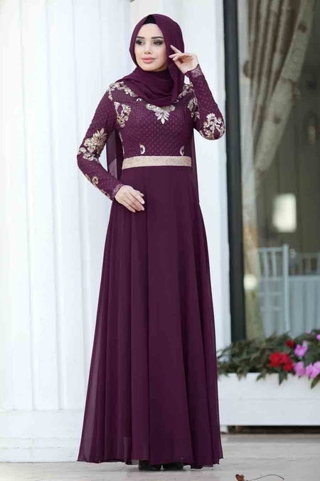 Violet - Nayla Collection - Robes de Soirée 75790MOR