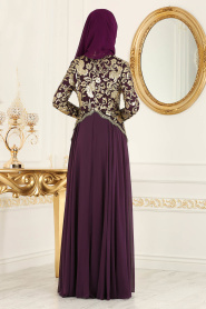 Violet - Nayla Collection -Robes de Soirée 7603MOR - Thumbnail