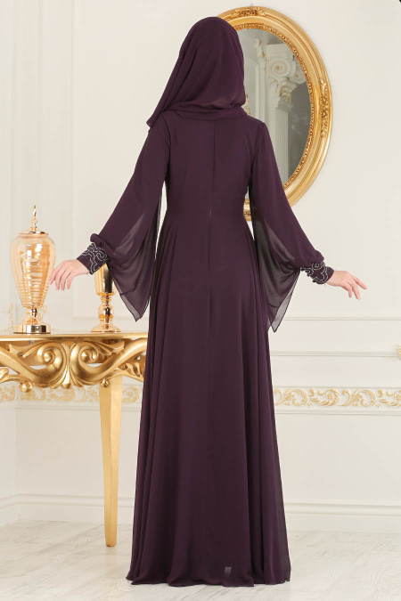 Violet - Nayla Collection - Robes de Soirée 8088MOR
