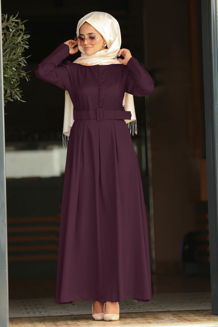 Violet- Nayla Collection - Tunique Hijab 42240MOR