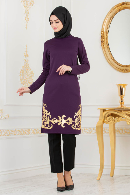 Violet - Nayla Collection - tunique hijab 79580MOR