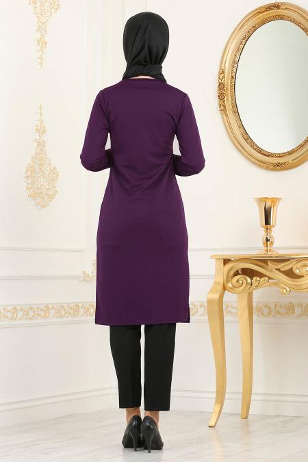 Violet - Nayla Collection - tunique hijab 79580MOR - 3