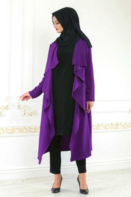 Violet - Neva Style - Cardigan Hijab 52740MOR