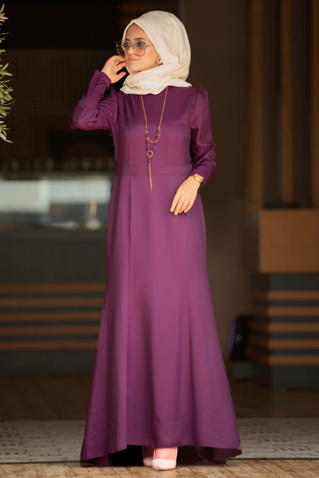 Violet - Neva Style - Robe de Soirée Hijab 41860MOR