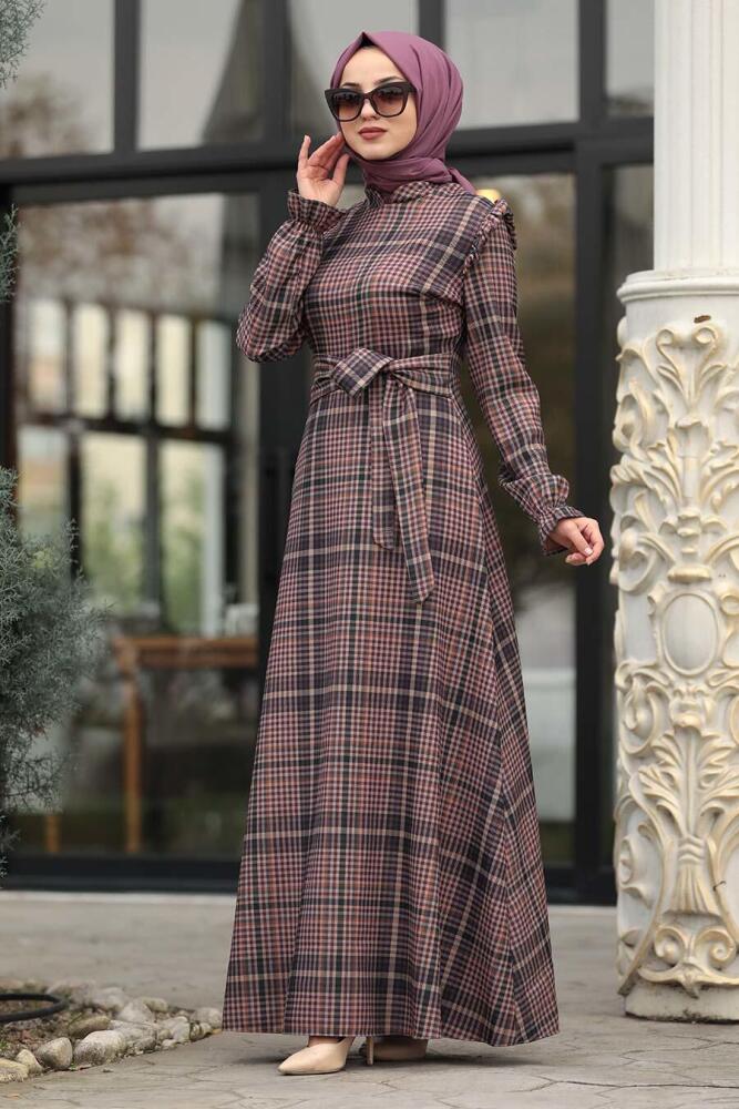 Violet - Neva Style - Robe Hijab - 15140MOR - 1