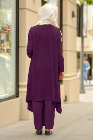 Violet - New Kenza - Combination Hijab 51131MOR - Thumbnail