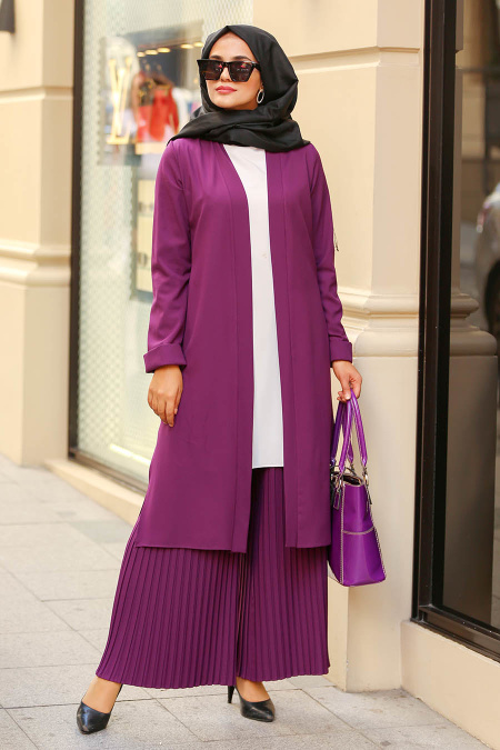 Violet - New Kenza -Combination Hijab 51251MOR