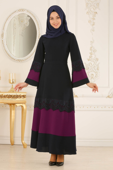 Violet - Tuay - Robe de Soirée Hijab 26250MOR
