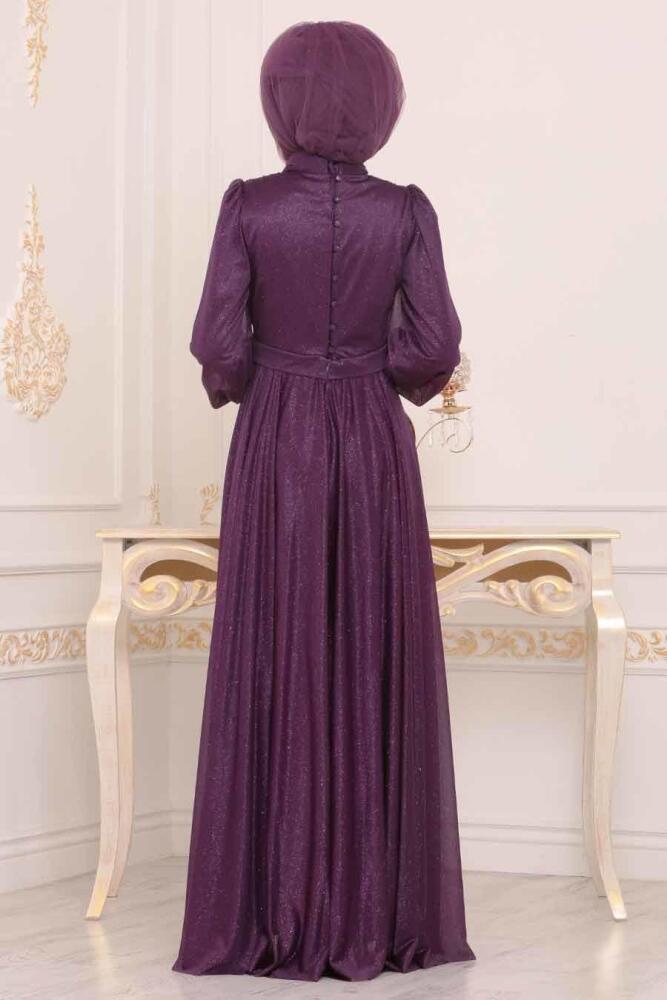 Violet - Tuay - Robe de Soirée Hijab - 30632MOR - 2