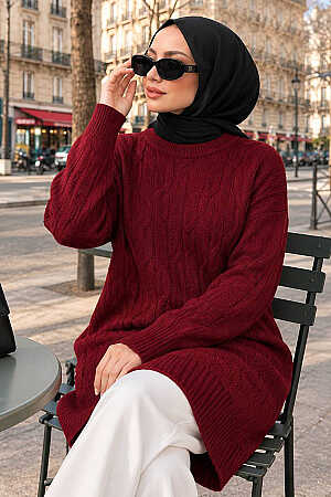 Pull en maille – Cerise 8798VSN - N.S NEVA STYLE