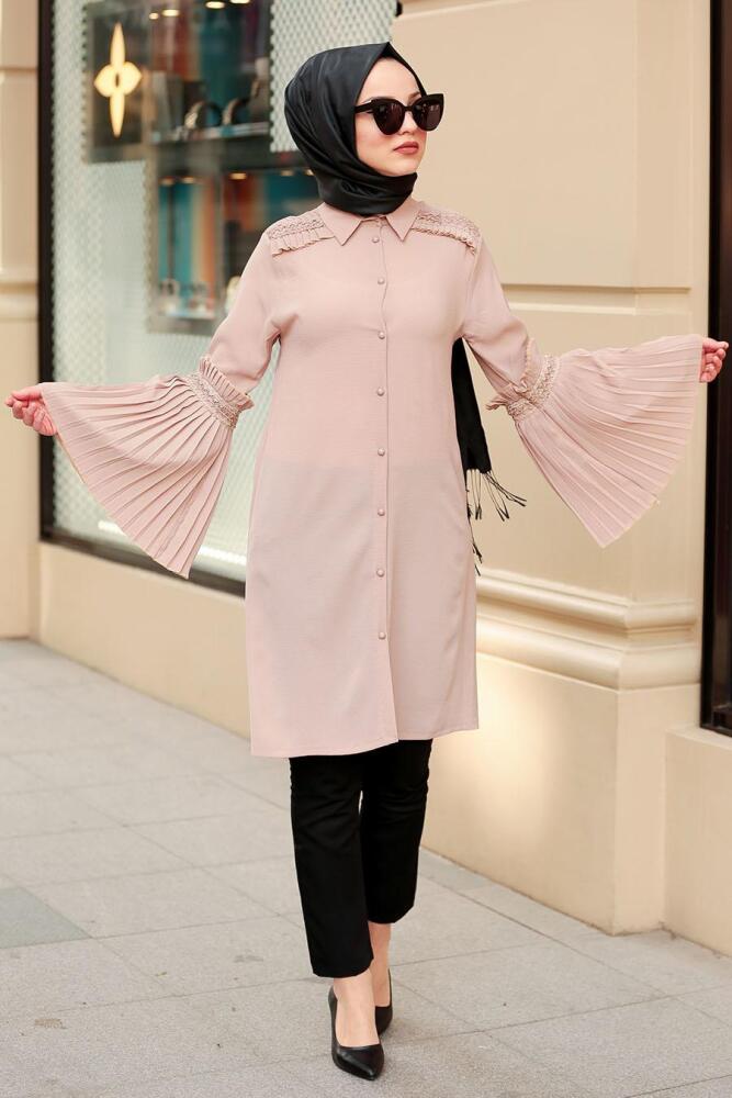 Vison- Nayla Collection - Tunique Hijab 40170V - 1