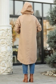 Vison - Neva Style - Manteau Hijab - 5744V - Thumbnail