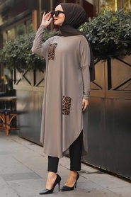 Vison - Neva Style - Tunique Hijab - 4491V - Thumbnail