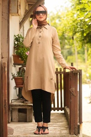 Vison - Neva Style - Tunique Hijab - 5484V - Thumbnail