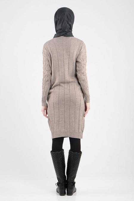 Vizon Triko Tesettür Tunik 3061V - 3