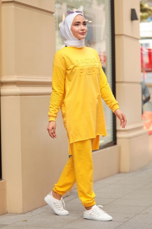 Yellow Hijab Suit 5742SR - 1