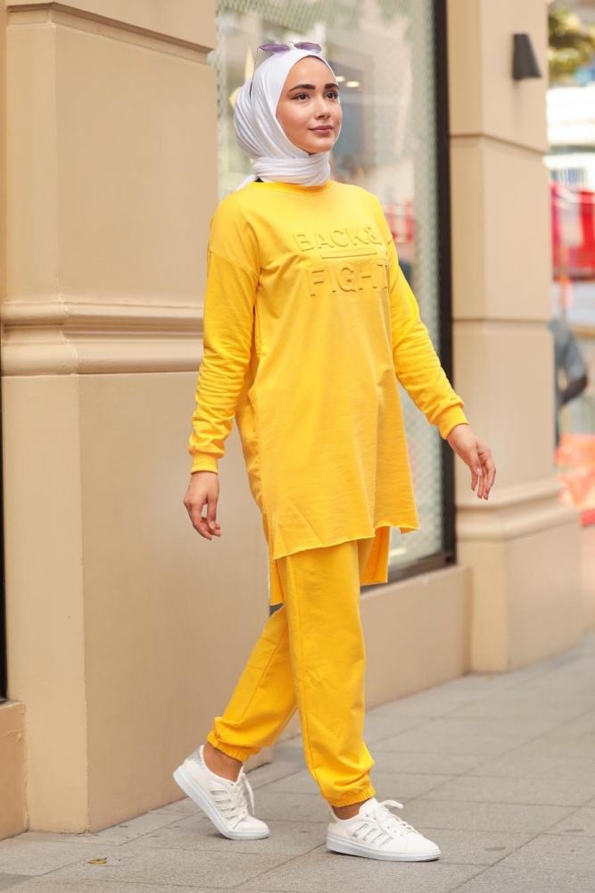 Yellow Hijab Suit 5742SR - 1