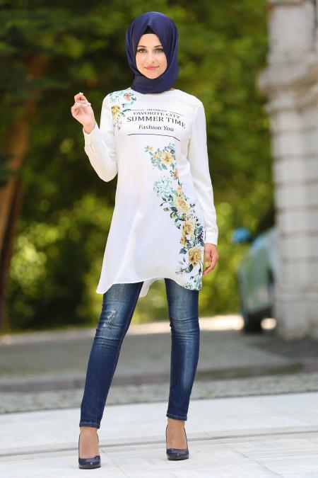 Yellow Hijab Tunic 2701SR - 1