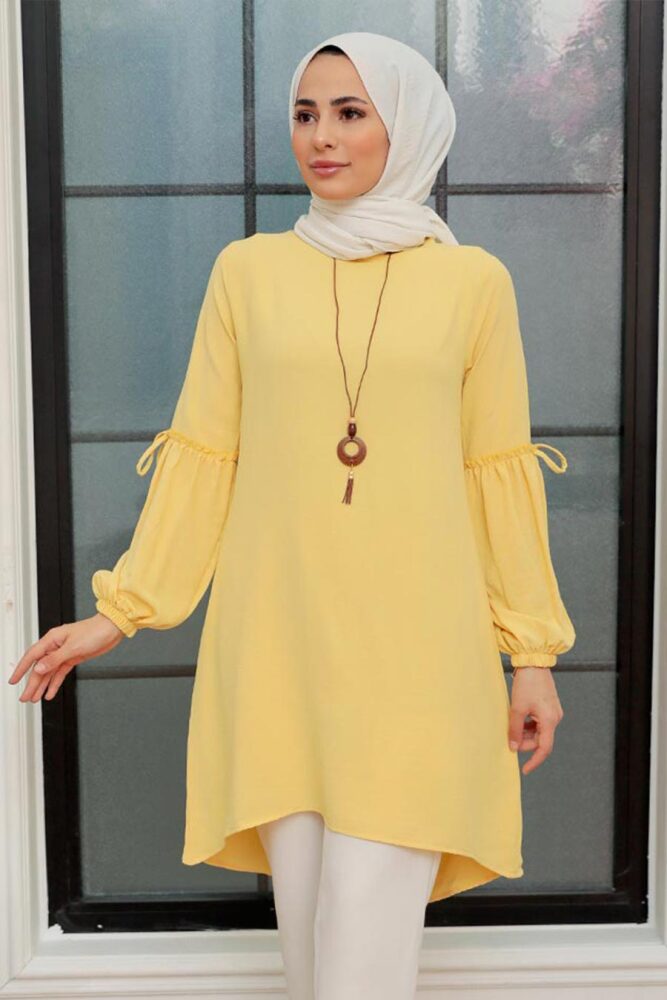 Yellow Hijab Tunic 40661SR - 1