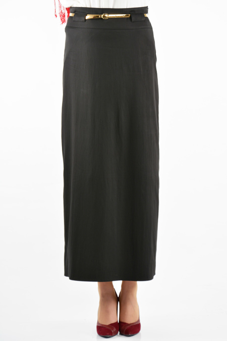 Zernisan - Black Hijab Skirt 30109S