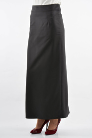 Zernisan - Black Hijab Skirt 30205S - Thumbnail