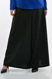 Zernisan - Black Hijab Trousers 1170S - Thumbnail