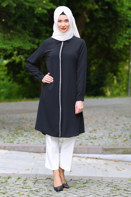Zernişan - Black Hijab Tunic 4835S