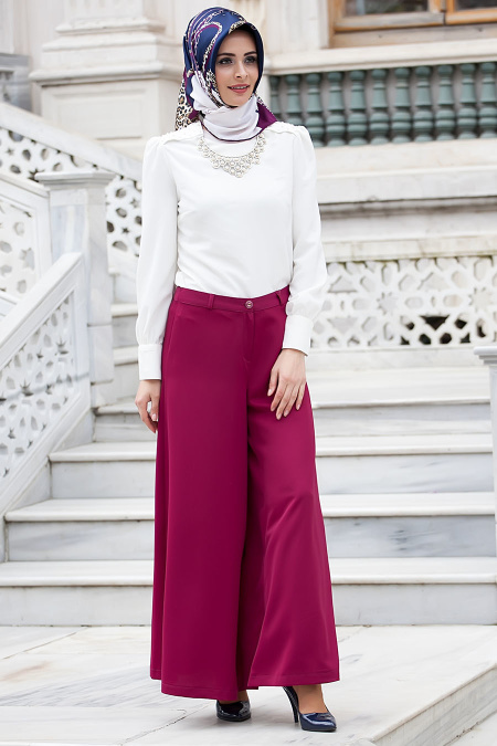 Zernisan - Cherry Hijab Trousers 1170VSN