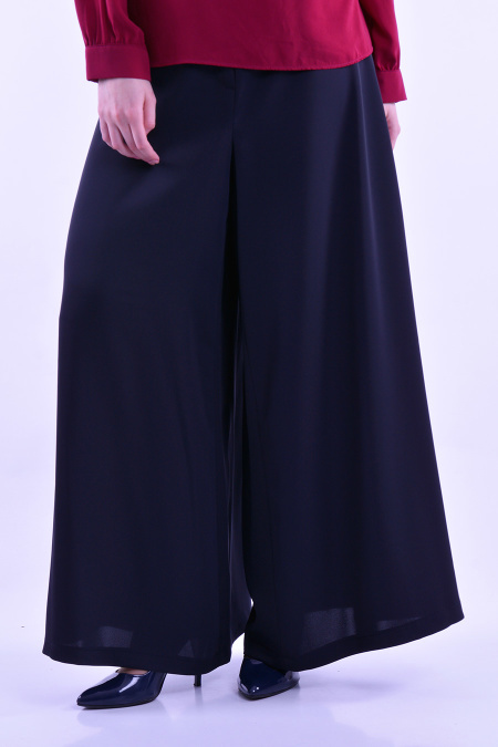 Zernisan - Navy Blue Hijab Trousers 1170L